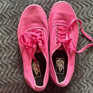 Hot pink Vans!